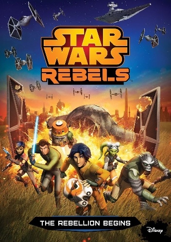 Okladka ksiazki star wars rebels the rebellion begins