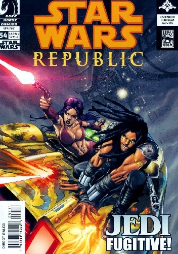 Okladka ksiazki star wars republic 54