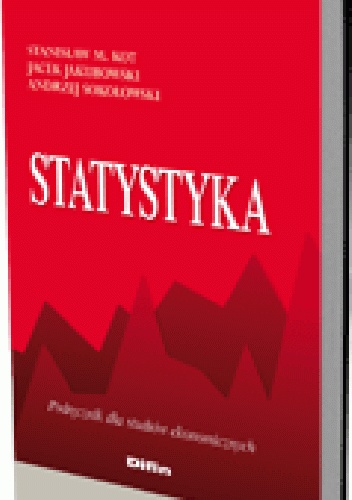 Okladka ksiazki statystyka podrecznik dla studiow ekonomicznych