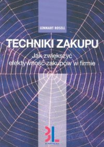 Okladka ksiazki techniki zakupu jak zwiekszyc efektywnosc zakupow w firmie