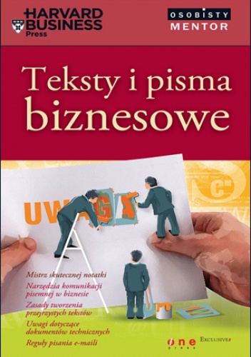 Okladka ksiazki teksty i pisma biznesowe osobisty mentor harvard business press