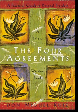 Okladka ksiazki the four agreements a practical guide to personal freedom a toltec wisdom book