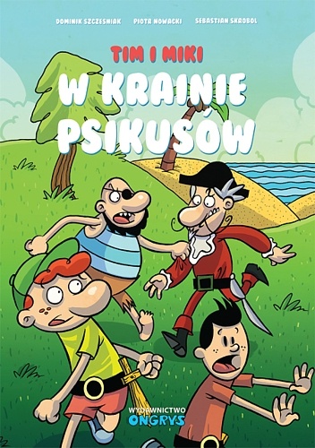 Okladka ksiazki tim i miki w krainie psikusow