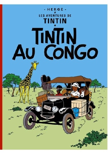 Okladka ksiazki tintin au congo