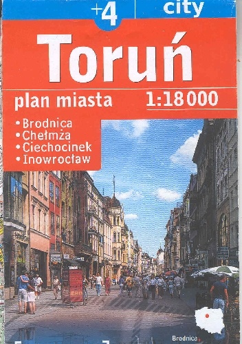 Okladka ksiazki torun 4 plan miasta