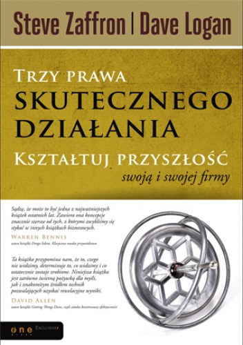 Okladka ksiazki trzy prawa skutecznego dzialania ksztaltuj przyszlosc swoja i swojej firmy