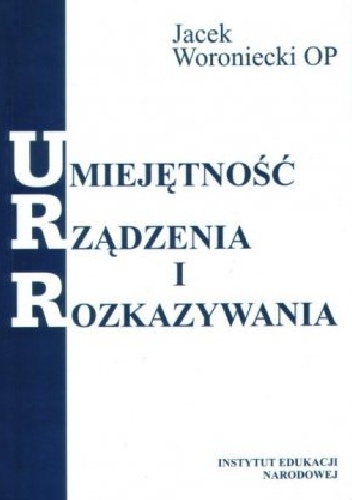 Okladka ksiazki umiejetnosc rzadzenia i rozkazywania