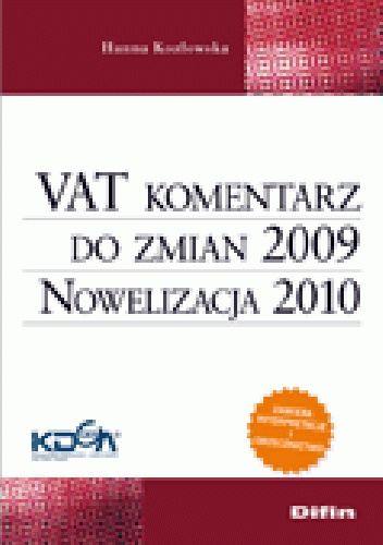 Okladka ksiazki vat komentarz do zmian 2009 nowelizacja 2010