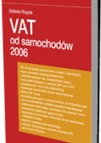 Okladka ksiazki vat od samochodow 2006