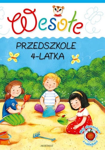 Okladka ksiazki wesole przedszkole 4 latka