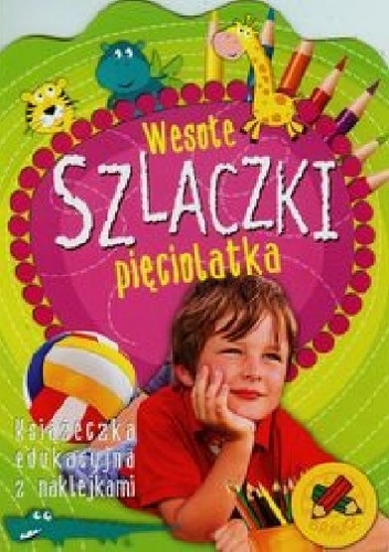 Okladka ksiazki wesole szlaczki pieciolatka