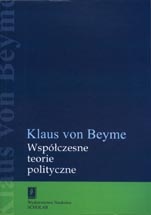 Okladka ksiazki wspolczesne teorie polityczne