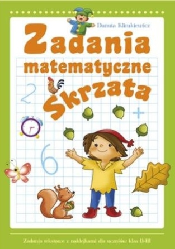 Okladka ksiazki zadania matematyczne skrzata