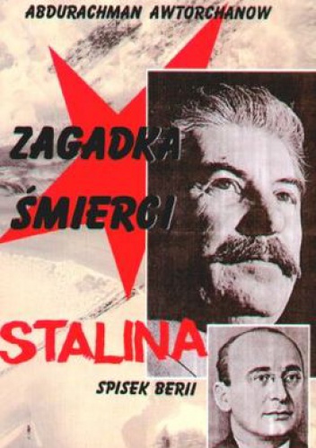 Okladka ksiazki zagadka smierci stalina spisek berii