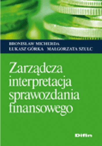 Okladka ksiazki zarzadcza interpretacja sprawozdania finansowego