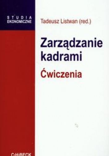 Okladka ksiazki zarzadzanie kadrami cwiczenia