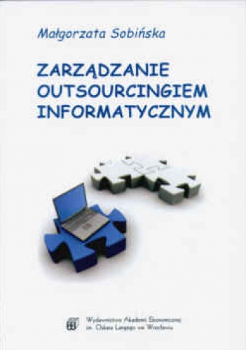 Okladka ksiazki zarzadzanie outsourcingiem informatycznym