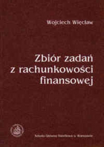 Okladka ksiazki zbior zadan z rachunkowosci finansowej